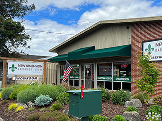 Map to showroom for New Dimension Hardwood Floors